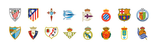 西班牙足球俱乐部图标专辑预览